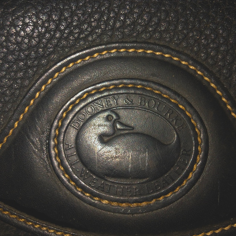 Black Leather Backpack Crossover/One Shoulder - image 1